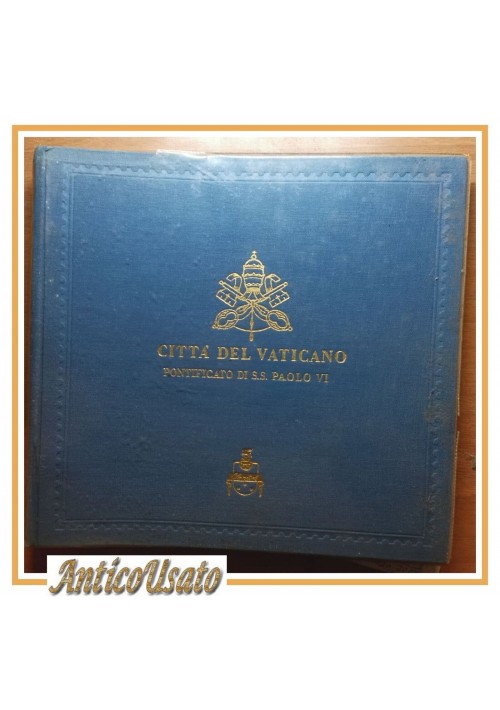 ALBUM PER FRANCOBOLLI Vuoto Città Del Vaticano Pontificato Paolo VI Claxital