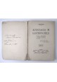 ALMANACCO GASTRONOMICO di Jarro 1914 Bemporad ricette storielle culinarie cucina cibo