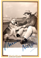 ESAURITO - AMEDEO NAZZARI Autografo Cartolina Vintage anni '60 postcard Originale