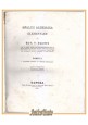 ANALISI ALGEBRICA ELEMENTARE Volume I di Vincenzo FLAUTI 1830 Libro antico