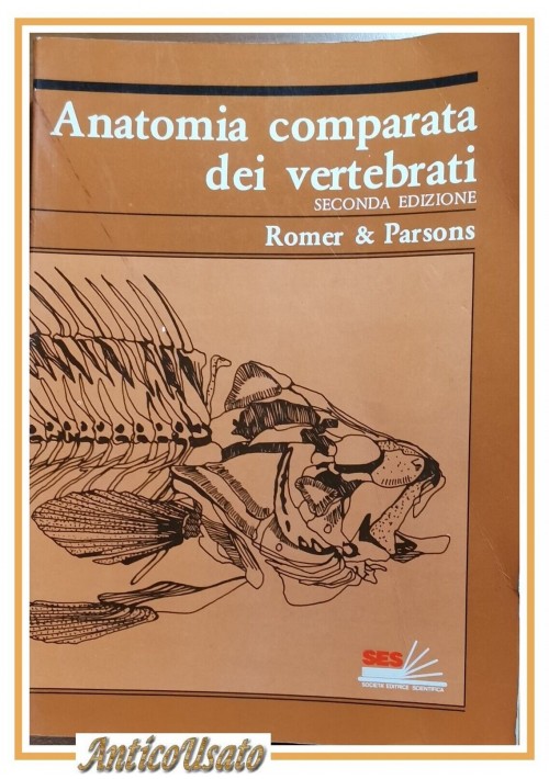 ANATOMIA COMPARATA DEI VERTEBRATI di Romer Parson 1987 SES libro manuale