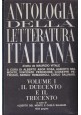 ANTOLOGIA DELLA LETTERATURA ITALIANA 5 volumi Opera Completa Rizzoli 1968 Libro