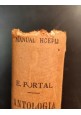 ANTOLOGIA PROVENZALE di E Portal 1911 Hoepli Editore libro 