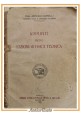 ESAURITO - APPUNTI DELLE LEZIONI DI FISICA TEORICA Antonio Carrelli 1946 Treves  Libro