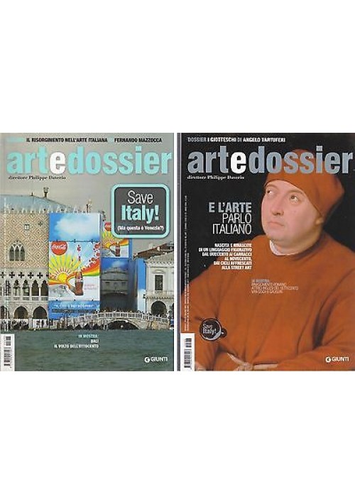 ARTeDOSSIER ANNATA COMPLETA 2011 - 11 NUMERI  Giunti editore come nuovi