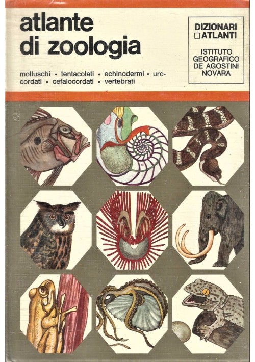 ATLANTE DI ZOOLOGIA 2 volumi a cura di Umberto Parenti 1971 De Agostini 