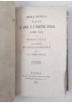 AVVIAMENTO ALL'ARTE DELLO SCRIVERE e LINGUA ITALIANA di Puoti 1839 2 libri antic