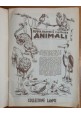 Album ANIMALI Nuova Raccolta Figurine 1954 Collezione Lampo con 396 su 450