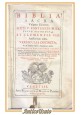 BIBLIA SACRA VULGATA EDITIONIS Sixti V pontificis Max 1777 Pezzana Libro Antico