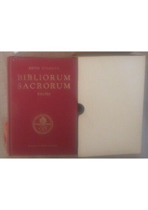 esaurito - BIBLIORUM SACRORUM NOVA VULGATA EDITIO 1986 libreria editrice vaticana