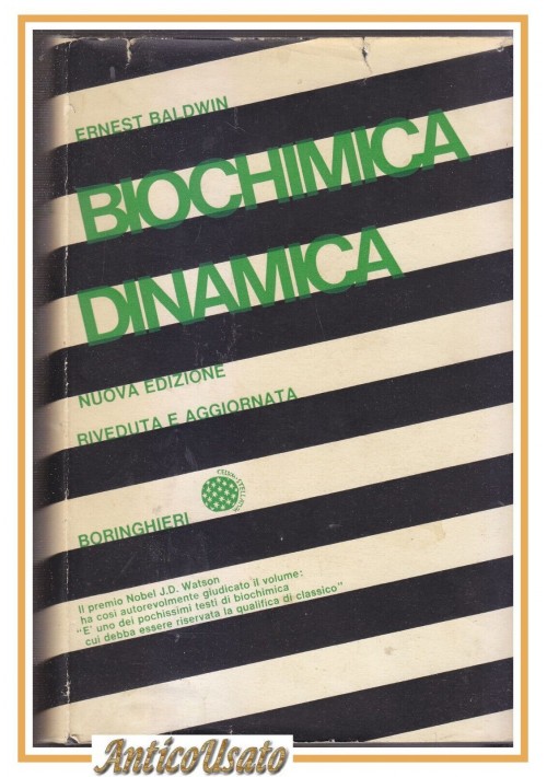 BIOCHIMICA DINAMICA di Ernest Baldwin 1966 Boringhieri Libro Manuale