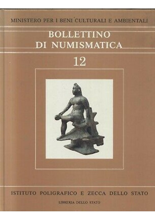 BOLLETTINO DI NUMISMATICA  zecca dello stato gennaio 1989 monete Rivista