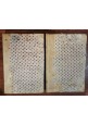 esaurito - CALEPINUS 1746 Septem Linguarum Lexicon Latinum 2 volumi Dizionario libro antico