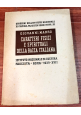 ESAURITO - CARATTERI FISICI E SPIRITUALI DELLA RAZZA ITALIANA di Giovanni Marro 1939 libro