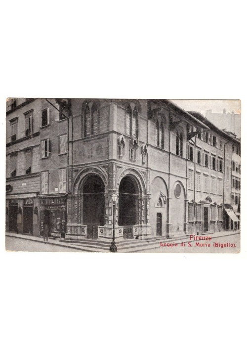 Firenze Loggia Di Santa Maria Bigallo Cartolina  viaggiata 1915