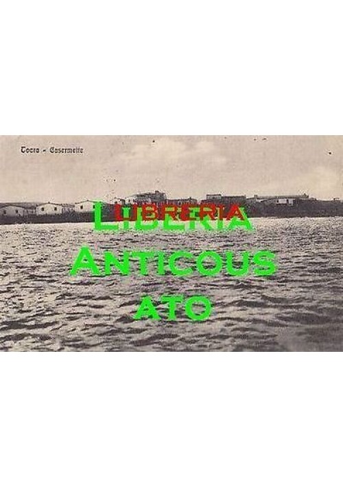 CARTOLINA Tocra - CASERMETTE NON VIAGGIATA originale anni '10 - '20