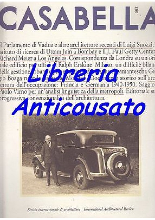 CASABELLA rivista di architettura anno LIV n 567 - aprile 1990 - architettura