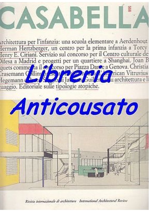 CASABELLA rivista di architettura anno LIV n 568 - maggio 1990 - architettura