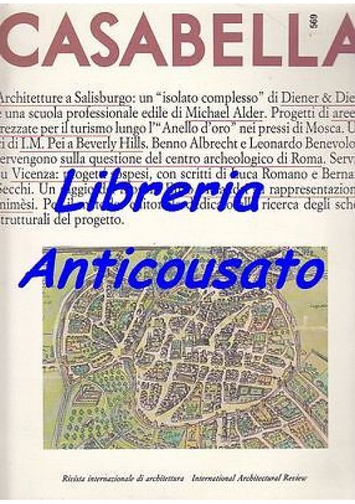 CASABELLA rivista di architettura anno LIV n 569 - giugno 1990 - architettura