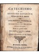 CATECHISMO O SIA DOTTRINA CATTOLICA VOL. 4 Gabriello Savonarola 1753 Catania 