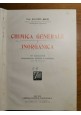 CHIMICA GENERALE E INORGANICA di Giuseppe Bruni. 1940 Editrice Politecnica LIBRO