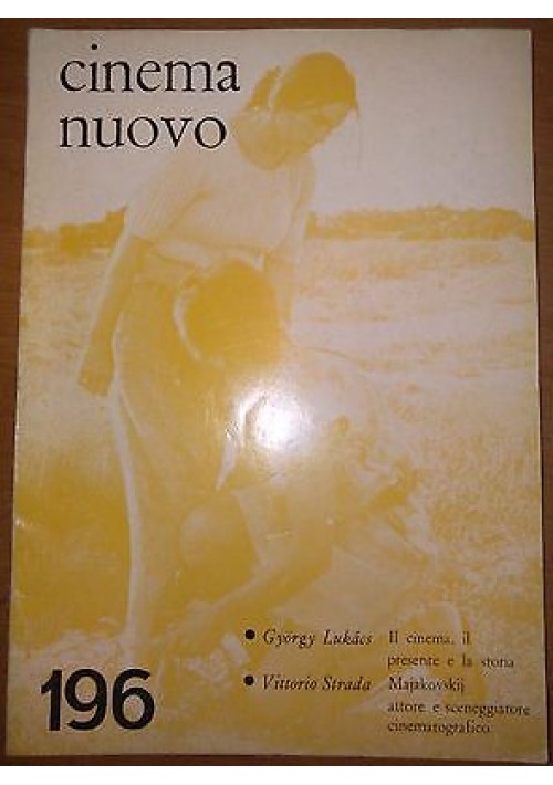 CINEMA NUOVO N 196 Majakovskij attore e sceneggiatore  novembre dicembre 1968