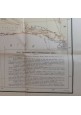 ESAURITO - CIRENAICA TRIPOLITANIA carta geografica mappa originale d'epoca Libia