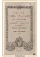 ESAURITO - CODEX IURIS CANONICI di Petro Gasparri 1918 Libro codice diritto canonico legge
