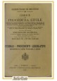 CODICE DI PROCEDURA CIVILE Volume 5 Verbali Precedenti Legislativi 1889 Libro 