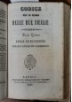 CODICE PER LO REGNO DELLE DUE SICILIE 6 volumi Civile Penale Libro Antico 1848