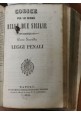 CODICE PER LO REGNO DELLE DUE SICILIE 6 volumi Civile Penale Libro Antico 1848