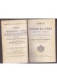 ESAURITO - CODICE PROCEDURA CIVILE DEL REGNO D'ITALIA di Gianzana 1883 Libro Antico Diritto