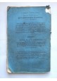 COMMENTARIO SULLA LEGGE DI LIQUIDAZIONE DELL'ASSE ECCLESIASTICO Aponte 1867 Libr