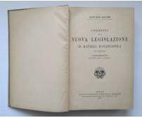 COMMENTO DELLA NUOVA LEGISLAZIONE IN MATERIA ECCLESIASTICA di Jacuzio 1932 Libro