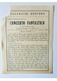 CONCERTO FANTASTICO di Giovanni Papini 110 racconti capricci divertimenti libro