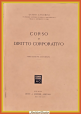 CORSO DI DIRITTO CORPORATIVO Guido Zanobini 1939 Giuffrè Libro fascismo legge