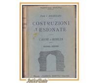 COSTRUZIONI LESIONATE Cause e Rimedi di I Andreani 1921 Hoepli manuali libro