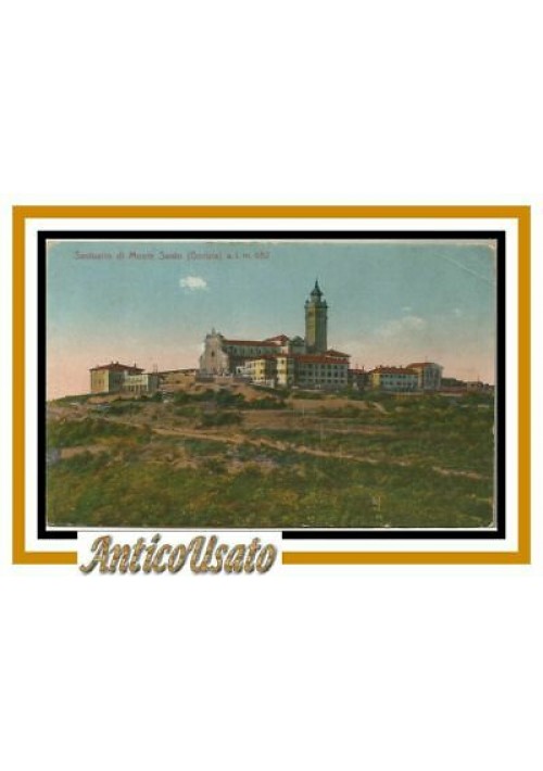 Cartolina Santuario di Monte Santo Gorizia non viaggiata vintage postcard carte