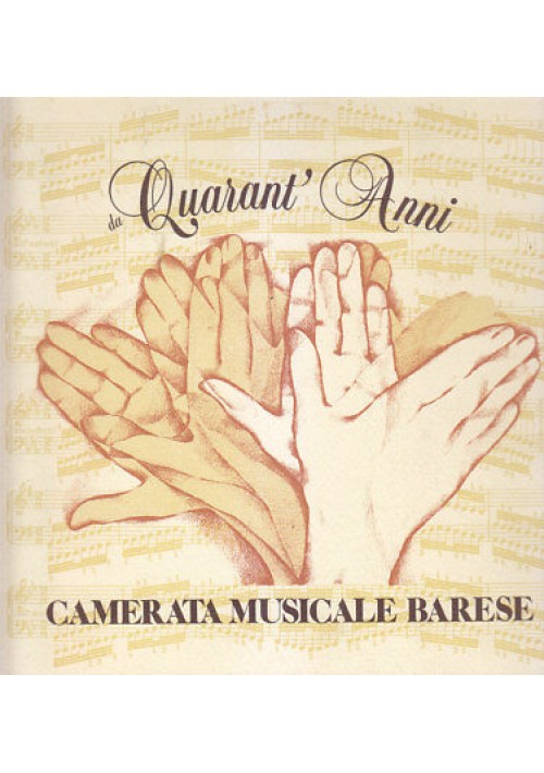 DA QUARANT ANNI CAMERATA MUSICALE BARESE 1940 1981 un quarantennio di storia  