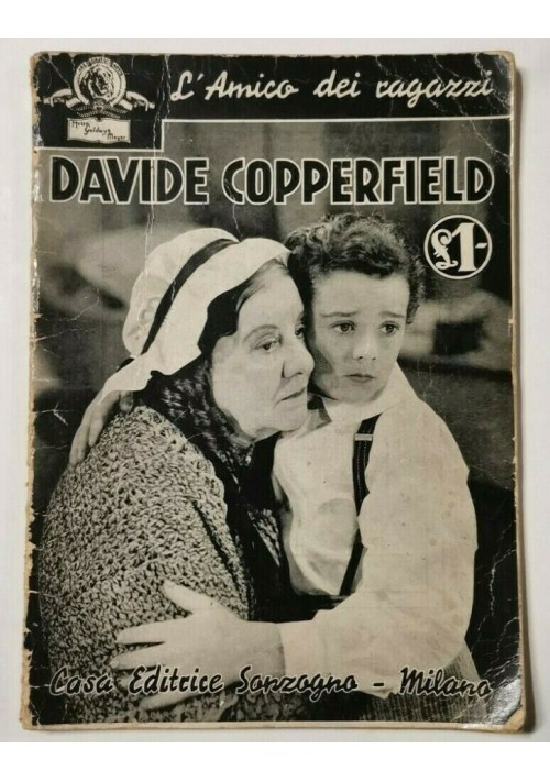 DAVID COPPERFIELD dal film MGM metro goldwin mayer racconto libro 1935 Sonzogno