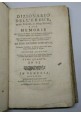 ESAURITO - DIZIONARIO DELL ERESIE DEGLI ERRORI E DEGLI SCISMI tomo IV 1772 Venezia Garbo