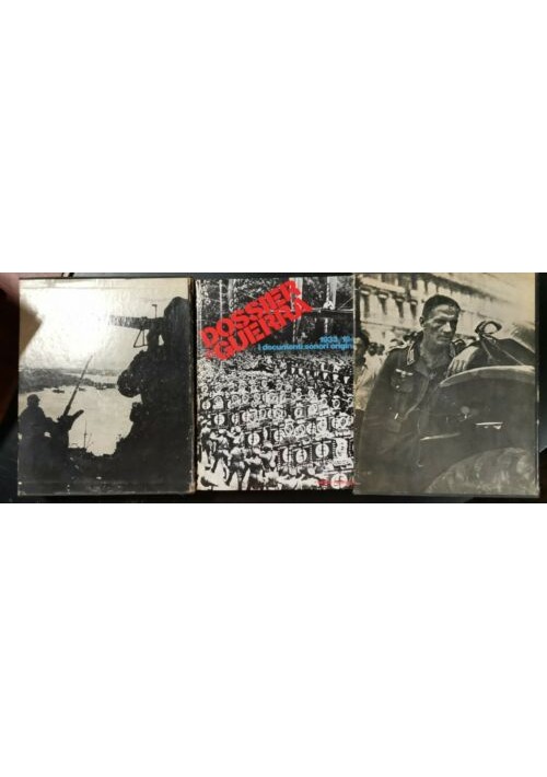 DOSSIER DI GUERRA I DOCUMENTI SONORI ORIGINALI 1933 1945 20 fascicoli + dischi