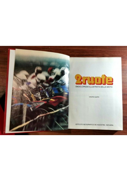 DUE RUOTE enciclopedia illustrata della moto VOLUME 4 De Agostini 1978 Libro 