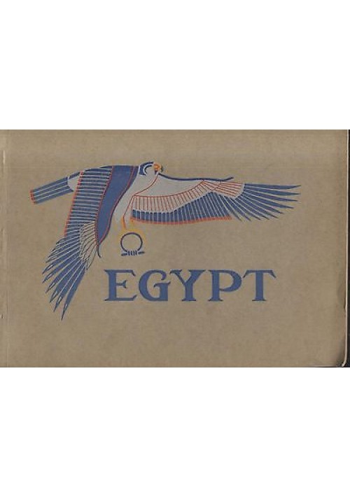 EGYPT - government press Cairo 1932 bellissimo libro ricco di immagini