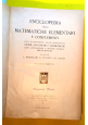 ENCICLOPEDIA DELLE MATEMATICHE ELEMENTARI volume II parte II 1938 Hoepli libro