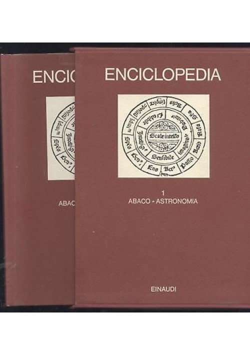 ENCICLOPEDIA  EINAUDI volume 1 abaco astronomia 1977 COME NUOVO