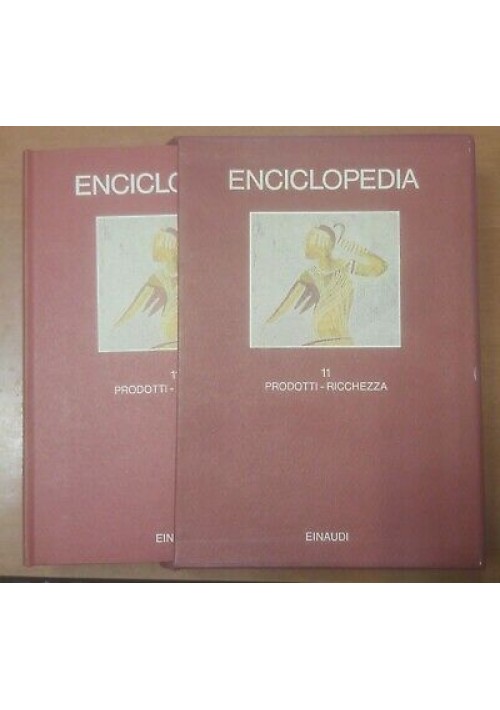 ENCICLOPEDIA  EINAUDI volume 11 prodotti ricchezza 1980 COME NUOVO
