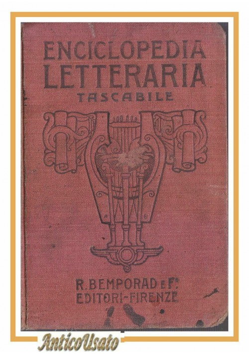 ENCICLOPEDIA LETTERARIA TASCABILE BEMPORAD 1918 