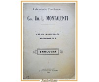 ENOLOGIA di laboratorio enochimico Montalenti 1929 Casale Monferrato Libro