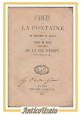 FABLES DE LA FONTAINE precedes de la vie d'Esope 1870 Lery Libro Antico favole